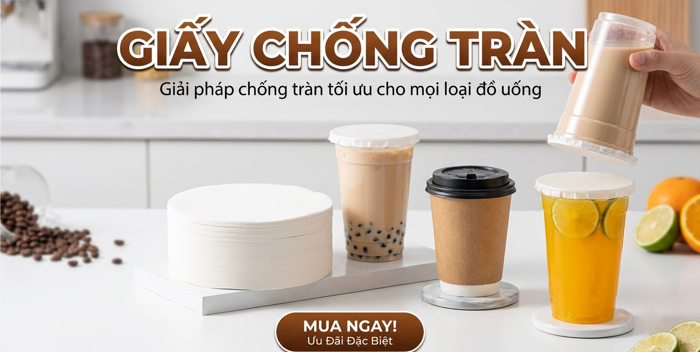 Đặt ngay giấy chống tràn