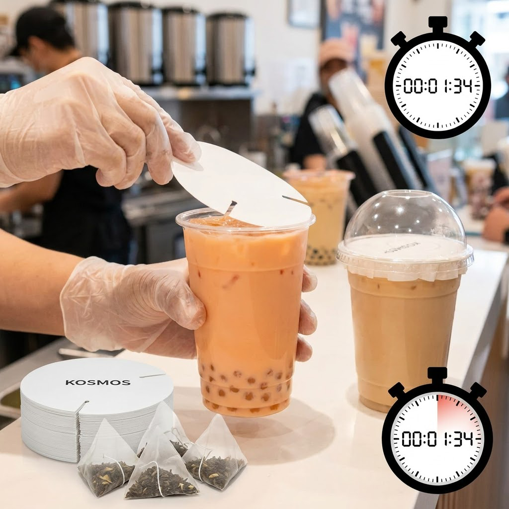 Thao tác 2 giây – Tối ưu tốc độ pha chế
