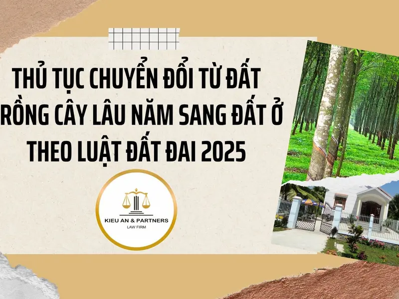 Thủ tục chuyển từ đất trồng cây lâu năm sang đất ở