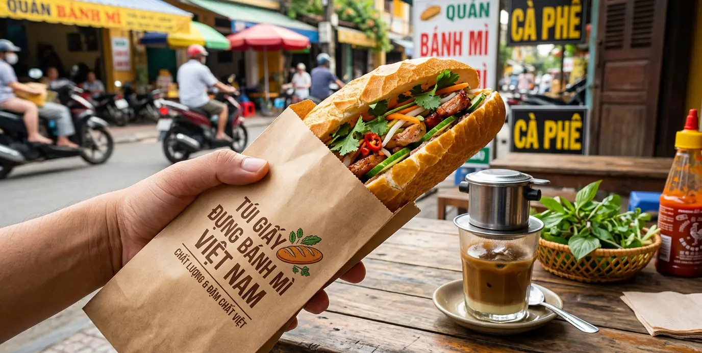 Túi đựng bánh mì Việt Nam