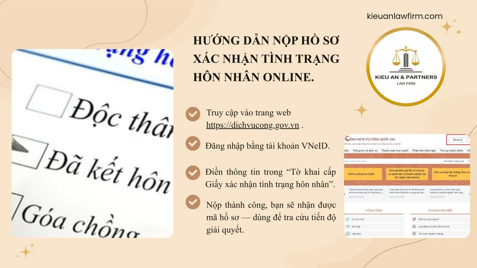Xác nhận tình trạng hôn nhân